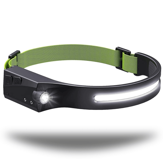 NightNatural™ Dual-Light Safe Flashlight Headband Headlamp