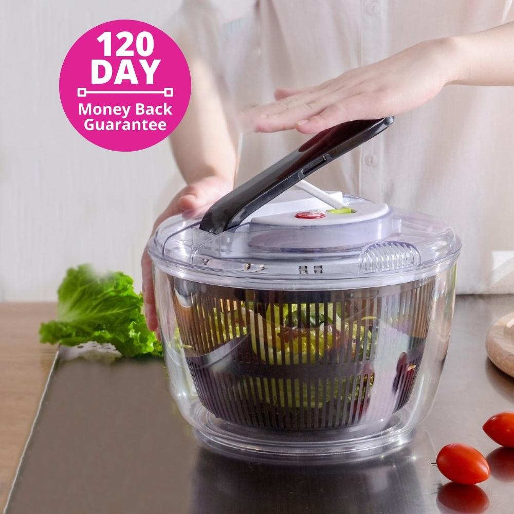 SaladStream™  Vegetable & Salad Spinner & Drier