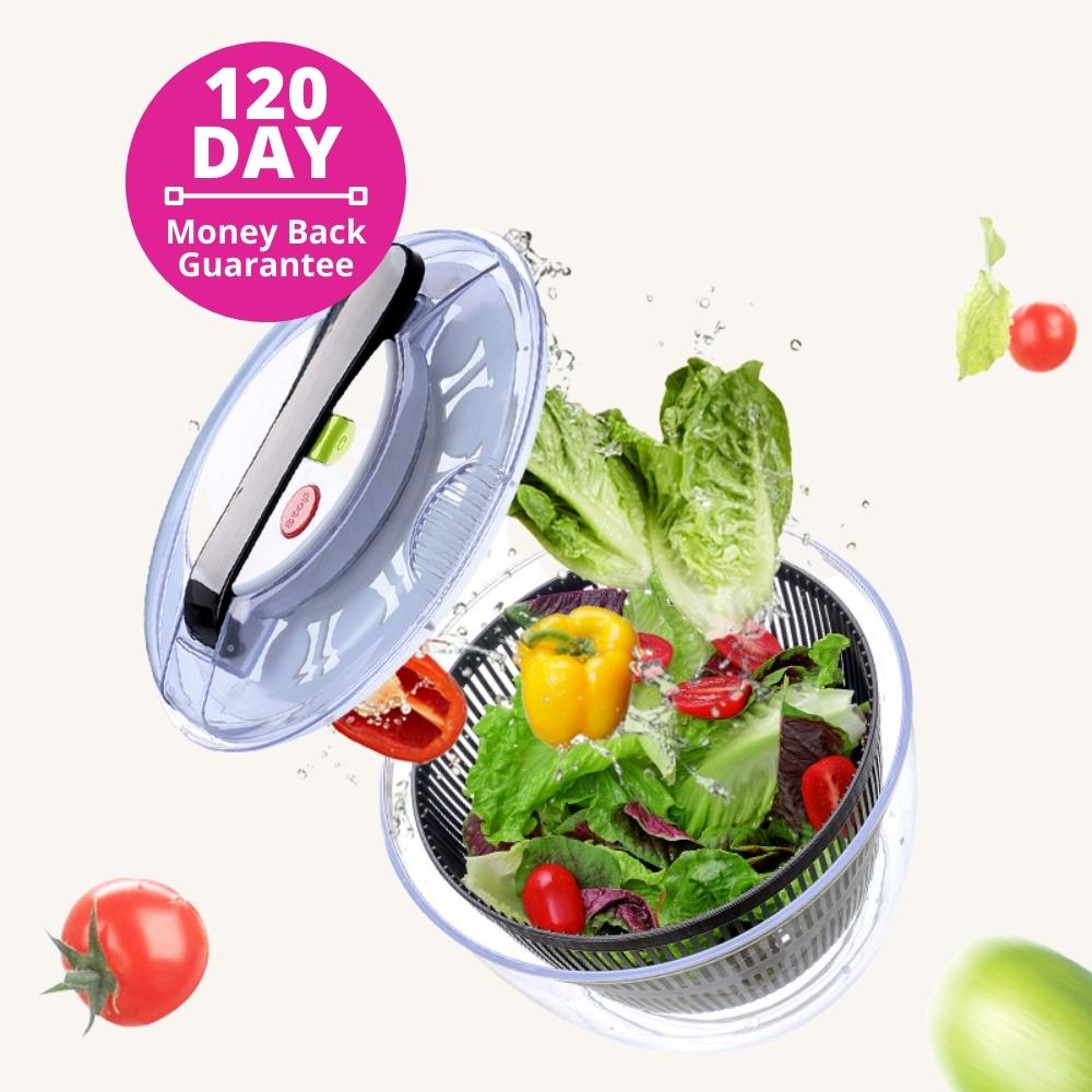 SaladStream™  Vegetable & Salad Spinner & Drier