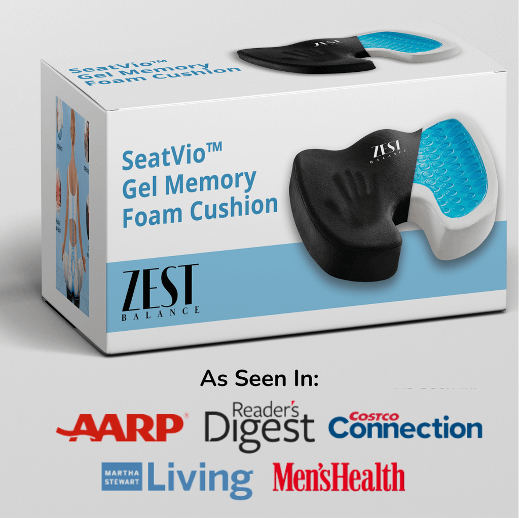 SeatVio™ Orthopedic Gel Car & Truck Seat Cushion