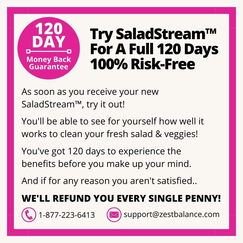 SaladStream™  Vegetable & Salad Spinner & Drier