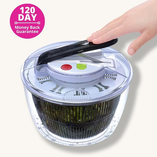 SaladStream™  Vegetable & Salad Spinner & Drier