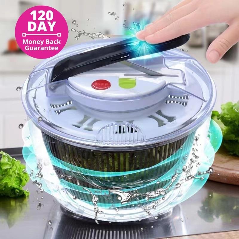 SaladStream™  Vegetable & Salad Spinner & Drier