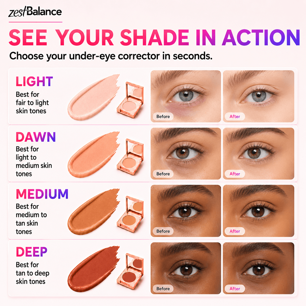 Zest Peach Perfect Under-Eye Corrector