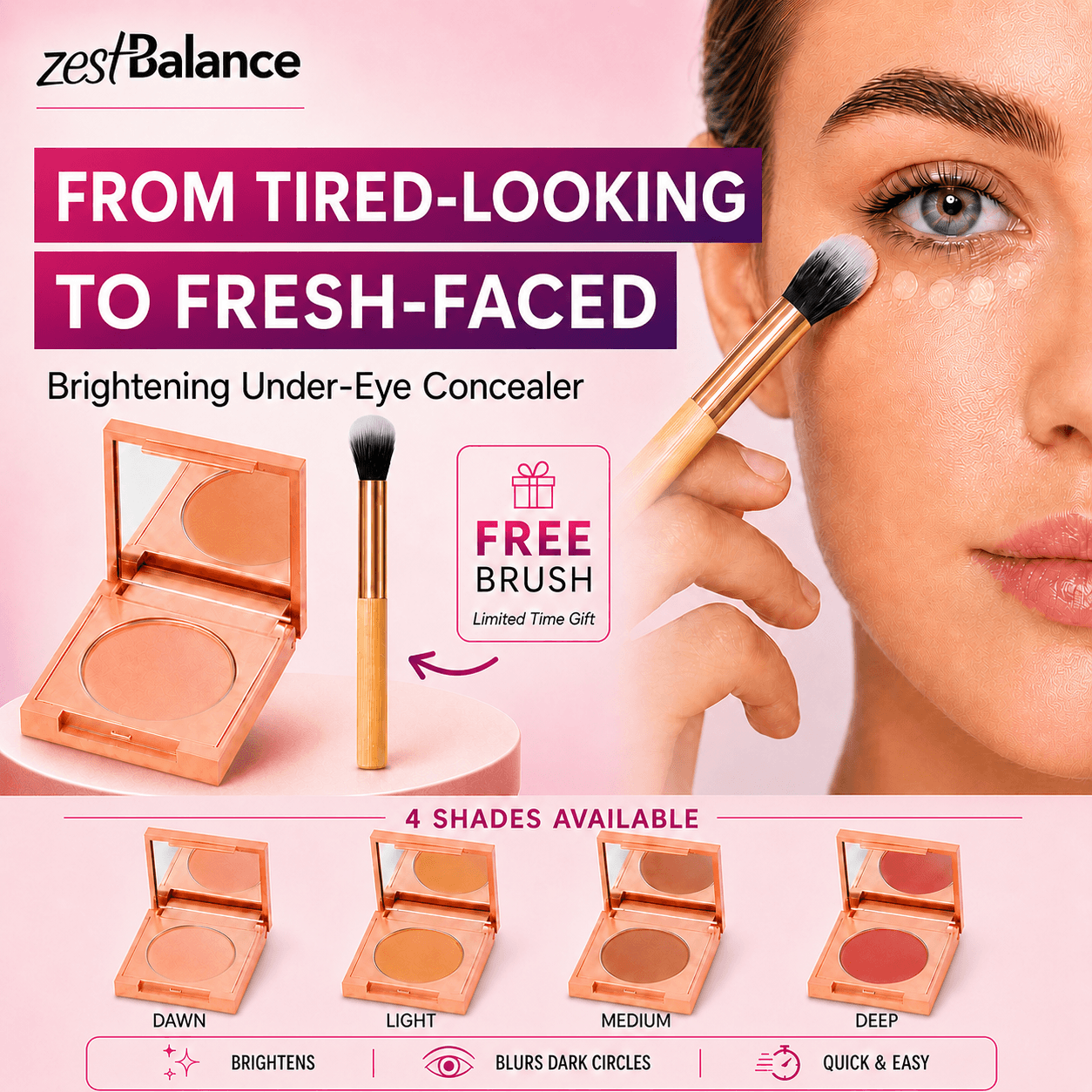 Zest Peach Perfect Under-Eye Corrector