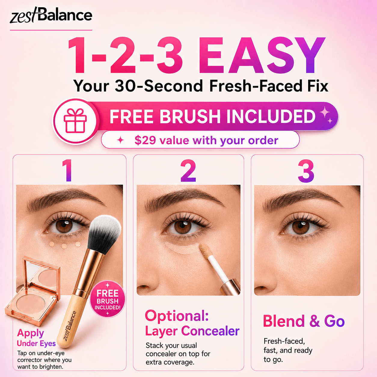 Zest Peach Perfect Under-Eye Corrector