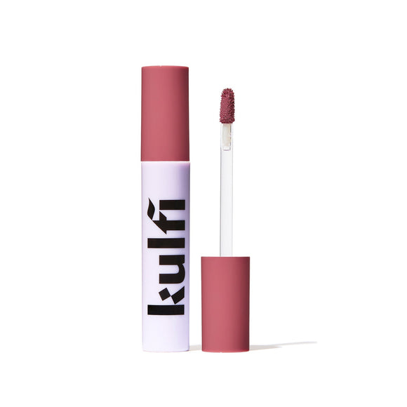 Juicy tint lip oil on lips