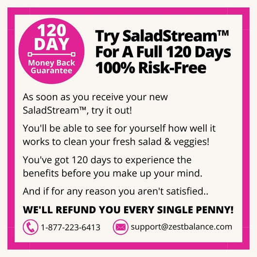 SaladStream™  Vegetable & Salad Spinner & Drier